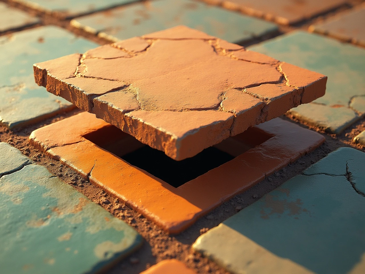 Rotating a stone tile on the grid